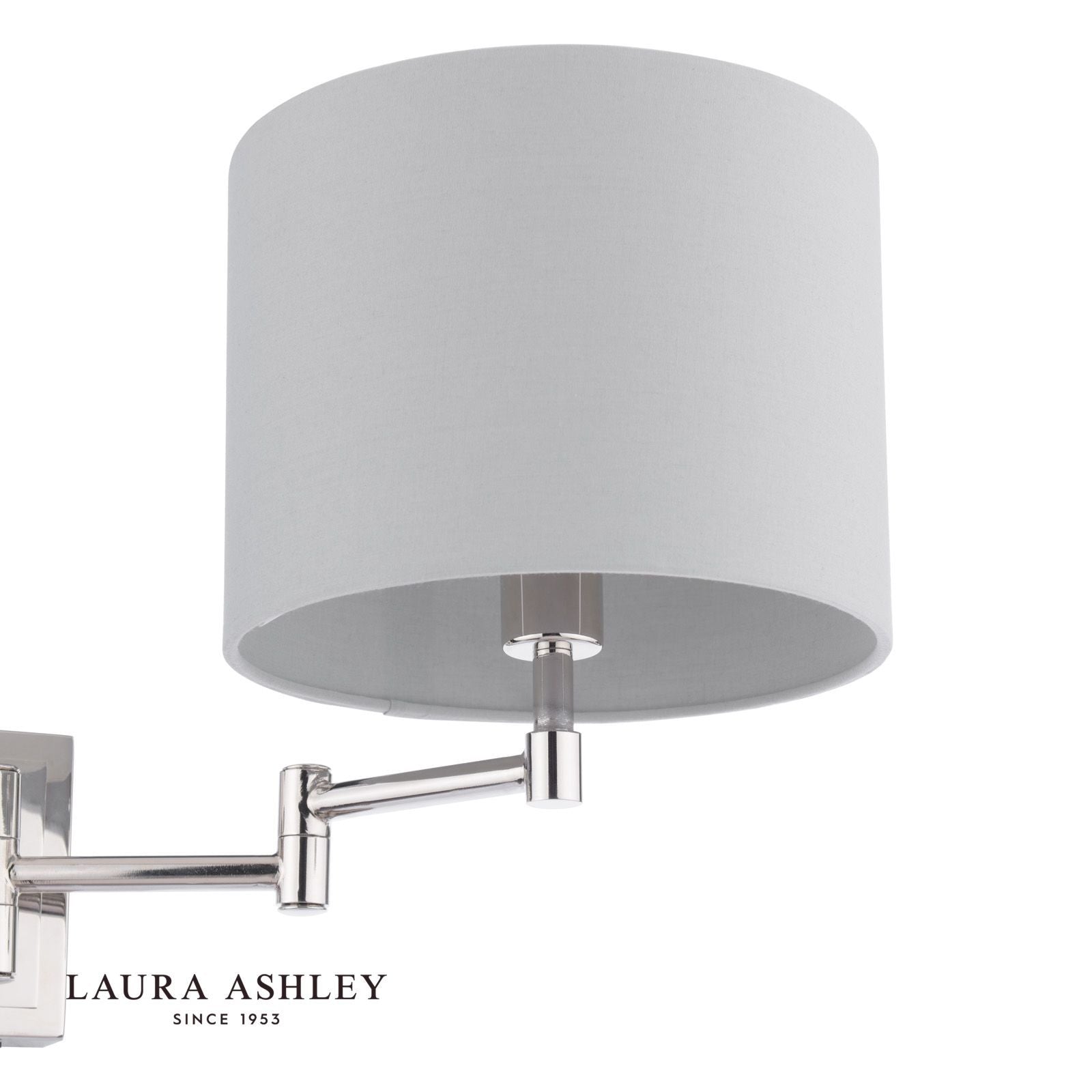 Marlowe Wall Light Polished Nickel With Shade