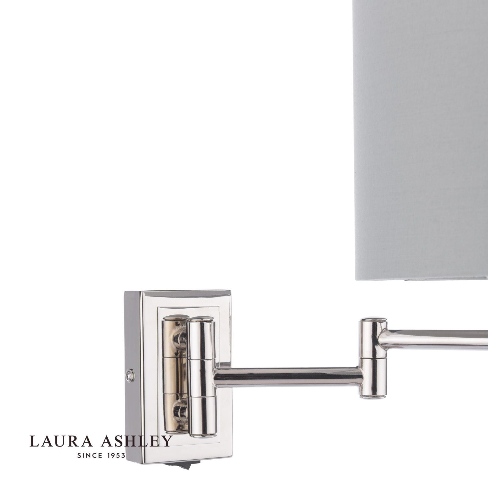Marlowe Wall Light Polished Nickel With Shade