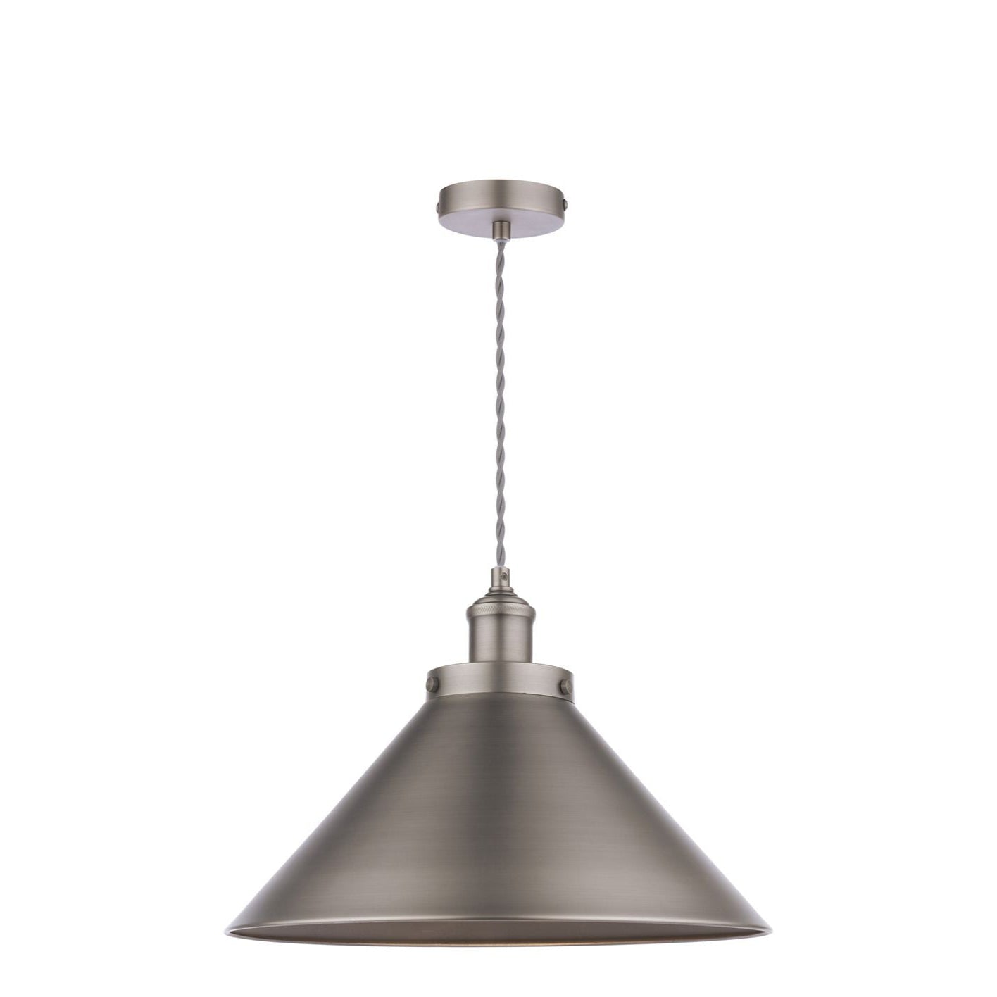 Rufus 1Lt Industrial Nickel Pendant - Promotional Offer