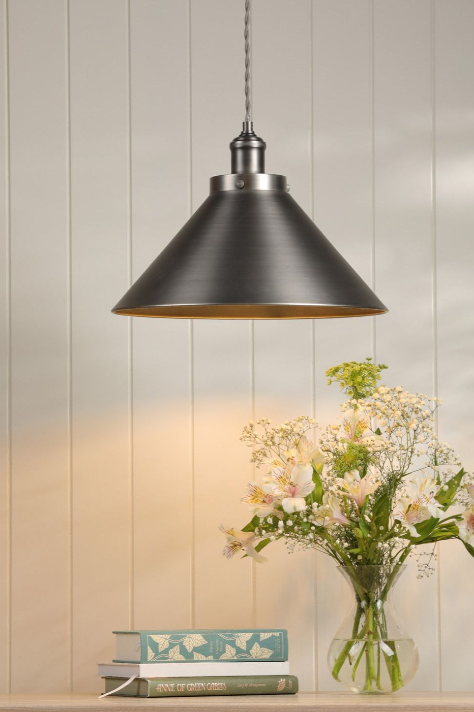 Rufus Small/Large Pendant Various Finishes E27
