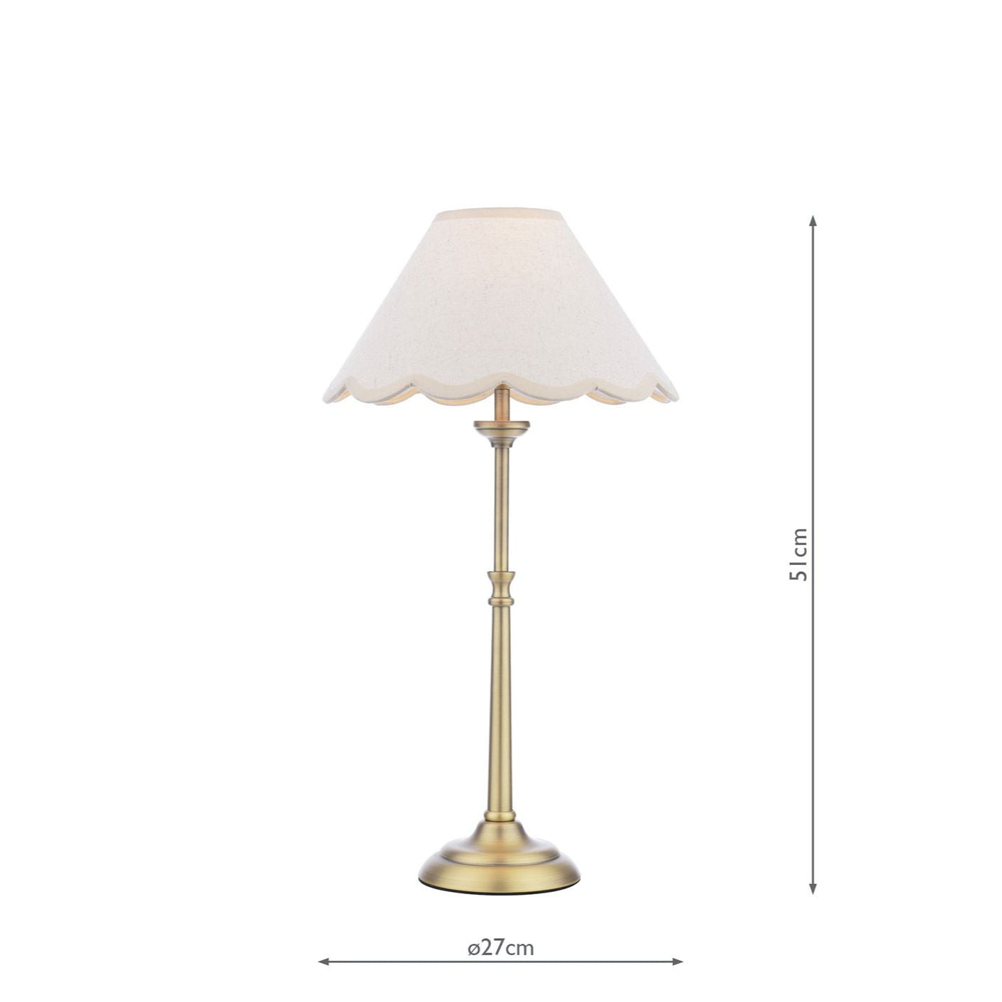 Cordwell Table Lamp Various Finishes With Shade E14