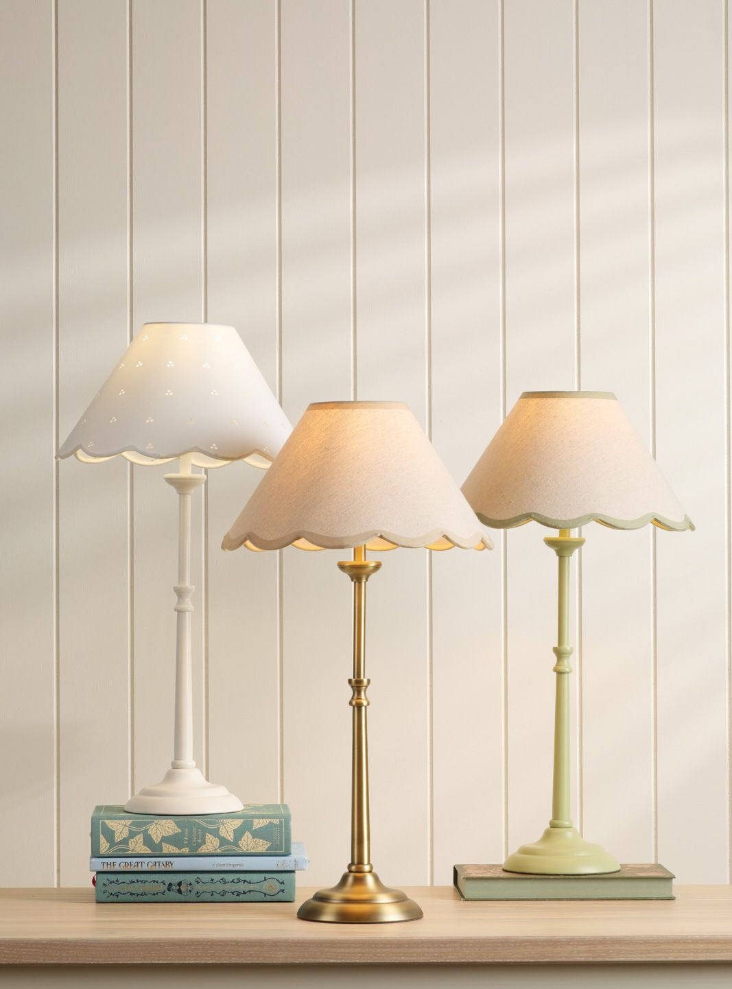 Cordwell Table Lamp Various Finishes With Shade E14