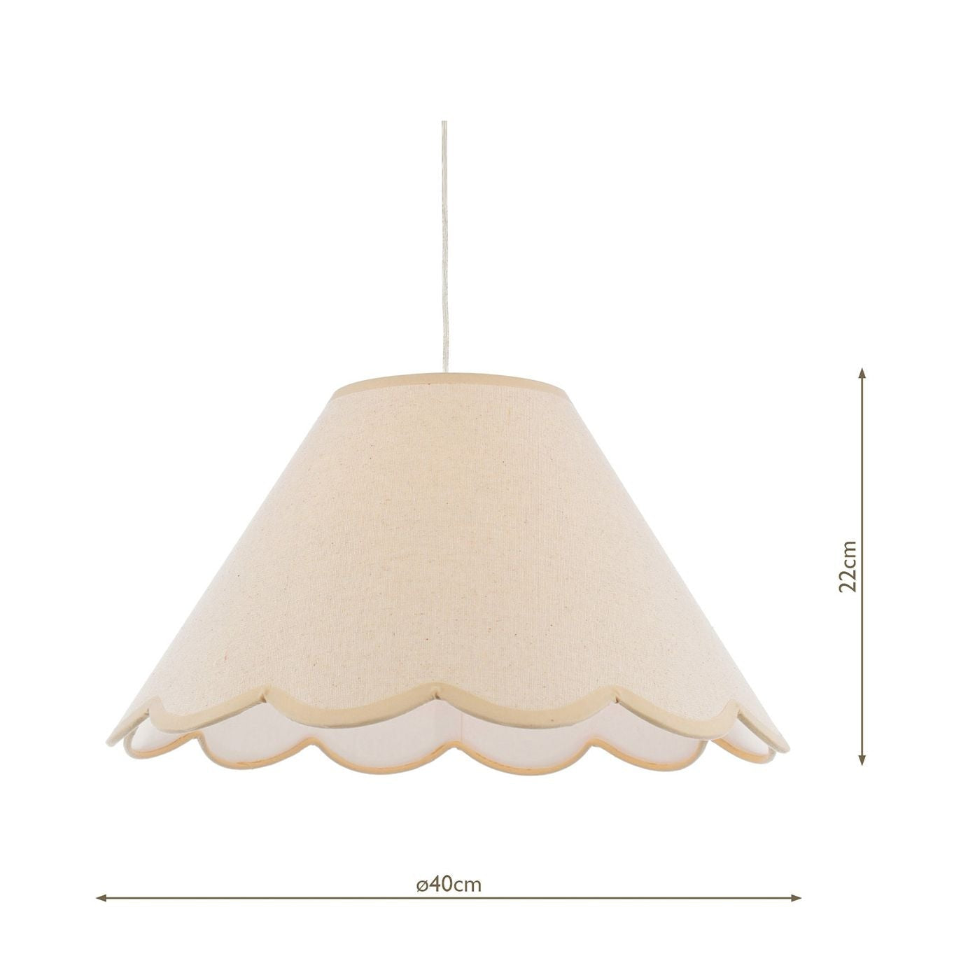 Cordwell Easy Fit Pendant Natural E27