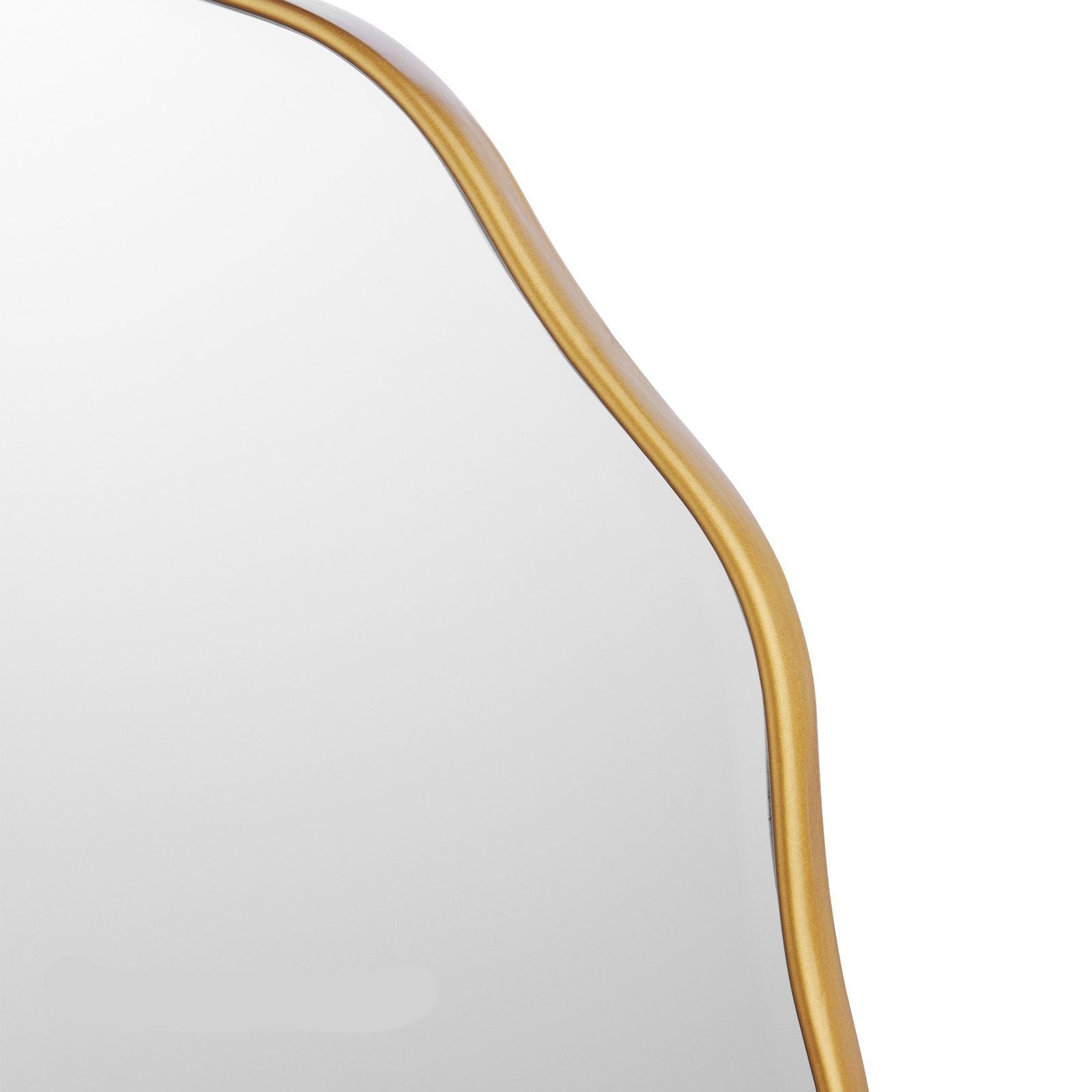 Medora Mirror - Matte Gold - Oval and Round
