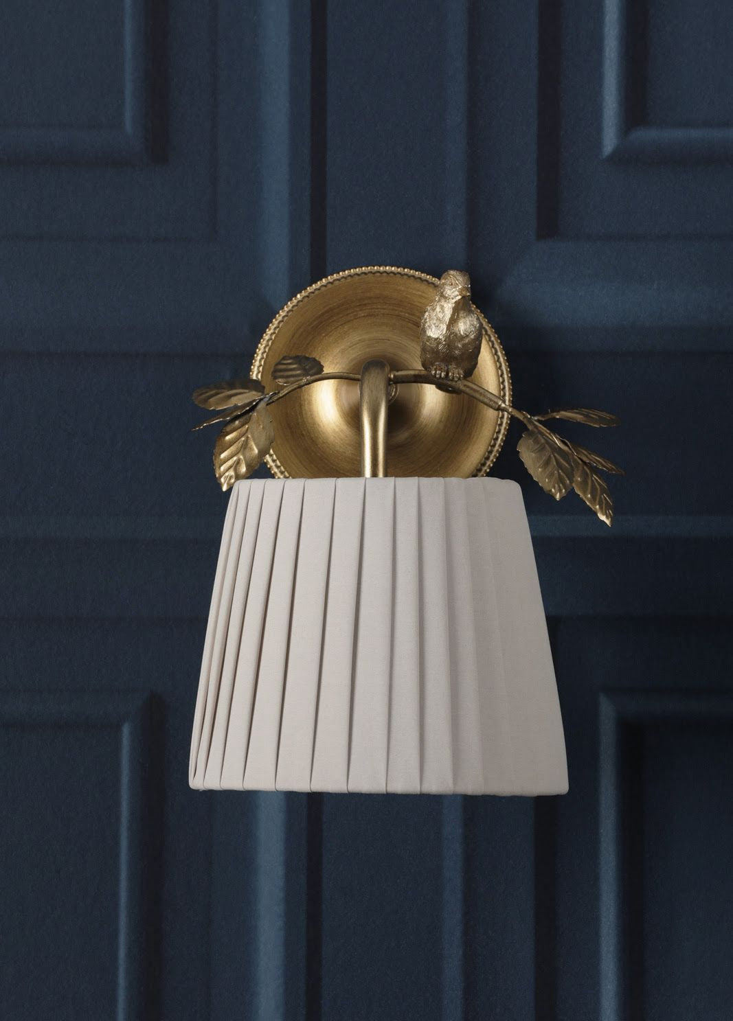 Egelton Wall Light Aged Brass With Shade