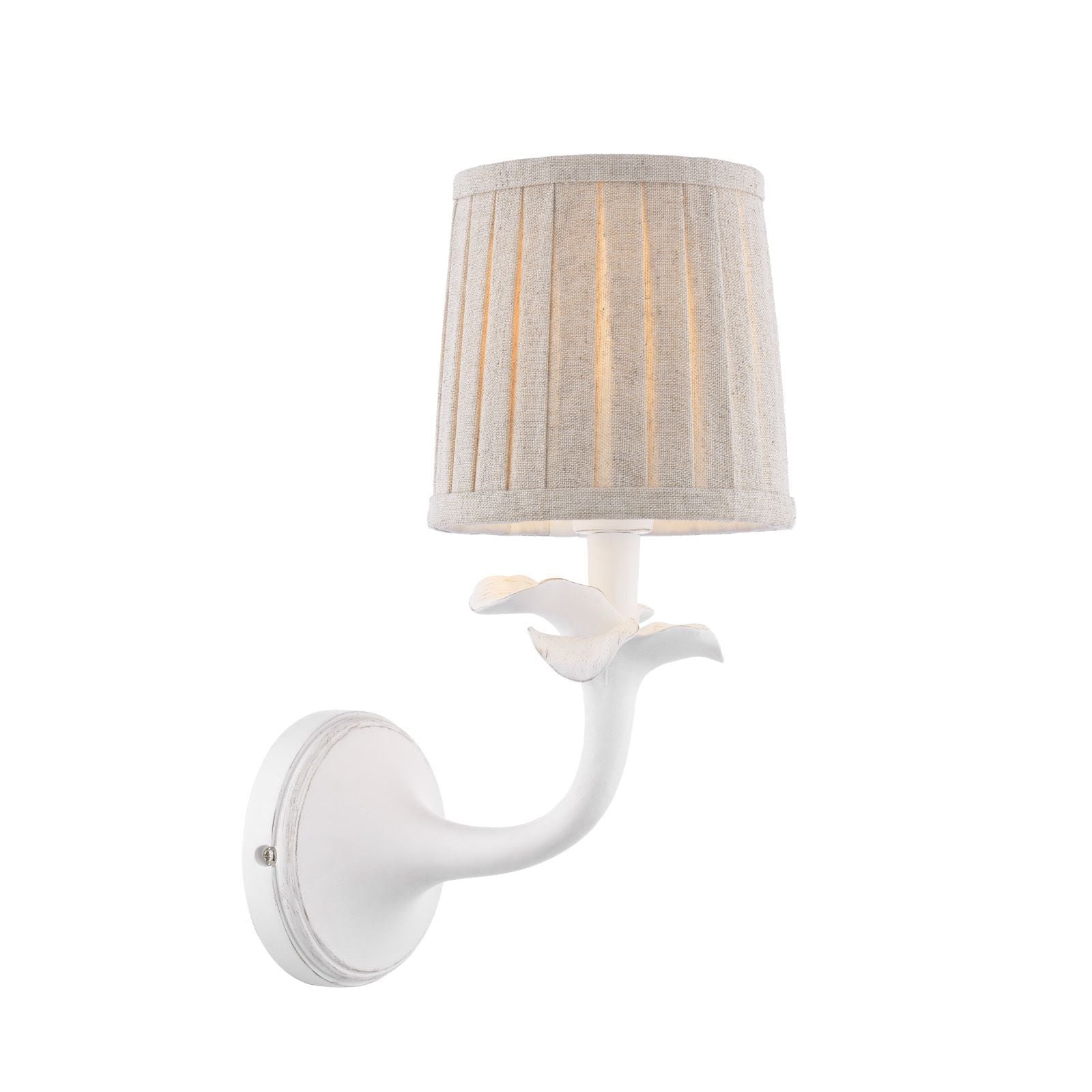 Eleni Wall Light Matt White With Shade