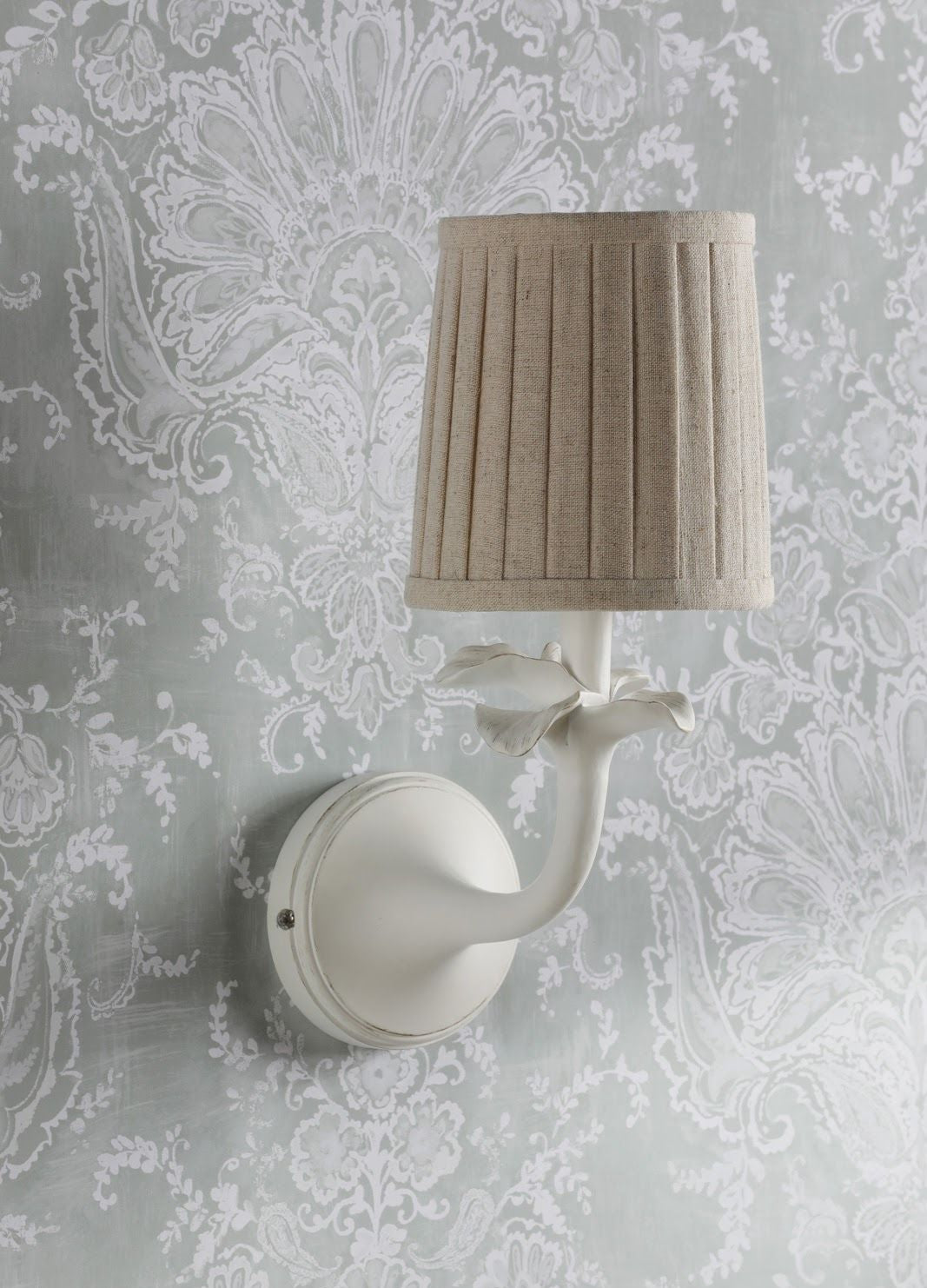 Eleni Wall Light Matt White With Shade