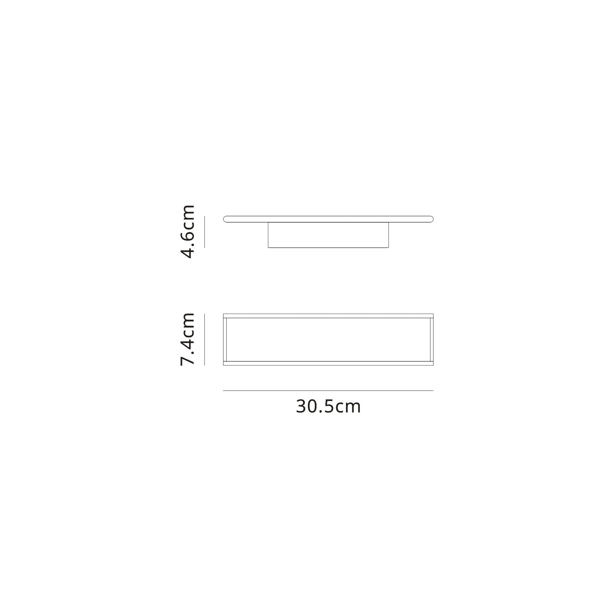 Nelson Small/Large  Linear Wall Light LED, CCT Switchable 2700/3200/4000K 3yrs Warranty