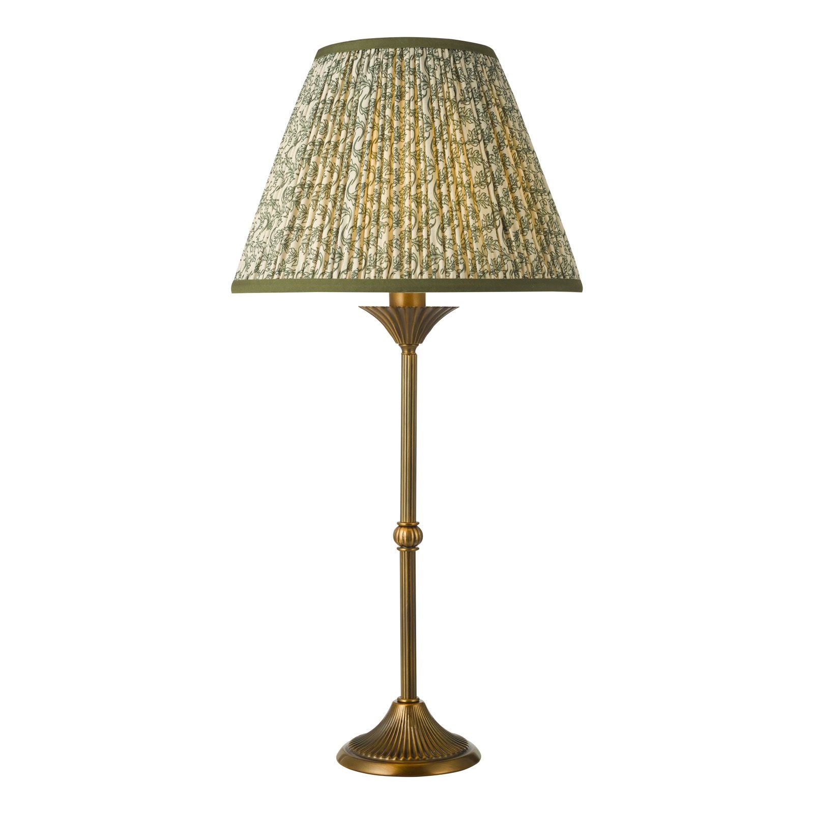 Lydian Table Lamp-  Antique Bronze With Shade