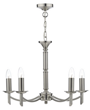 Lugano 5Lt Centre Ceiling Light - Satin Nickel