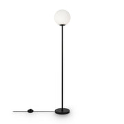 Ring Floor Lamp - Black/Brass Finish