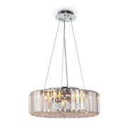 Recinto 6/8Lt Crystal Ceiling Light - Chrome Finish