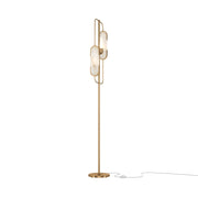 Marmo Floor lamp G9 - Gold & White Finish