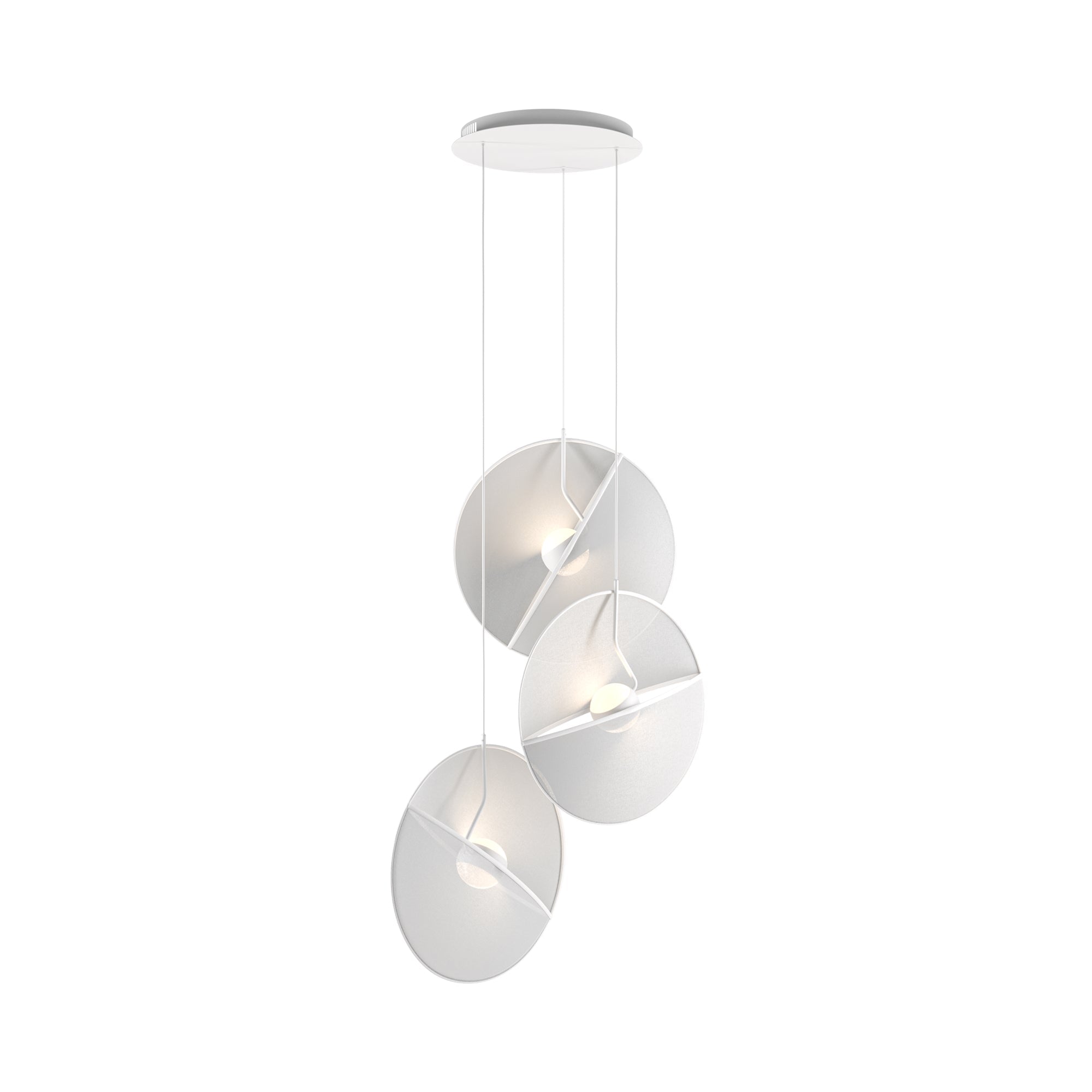 Reflex 2/6Lt LED Hanging Light - White Finish