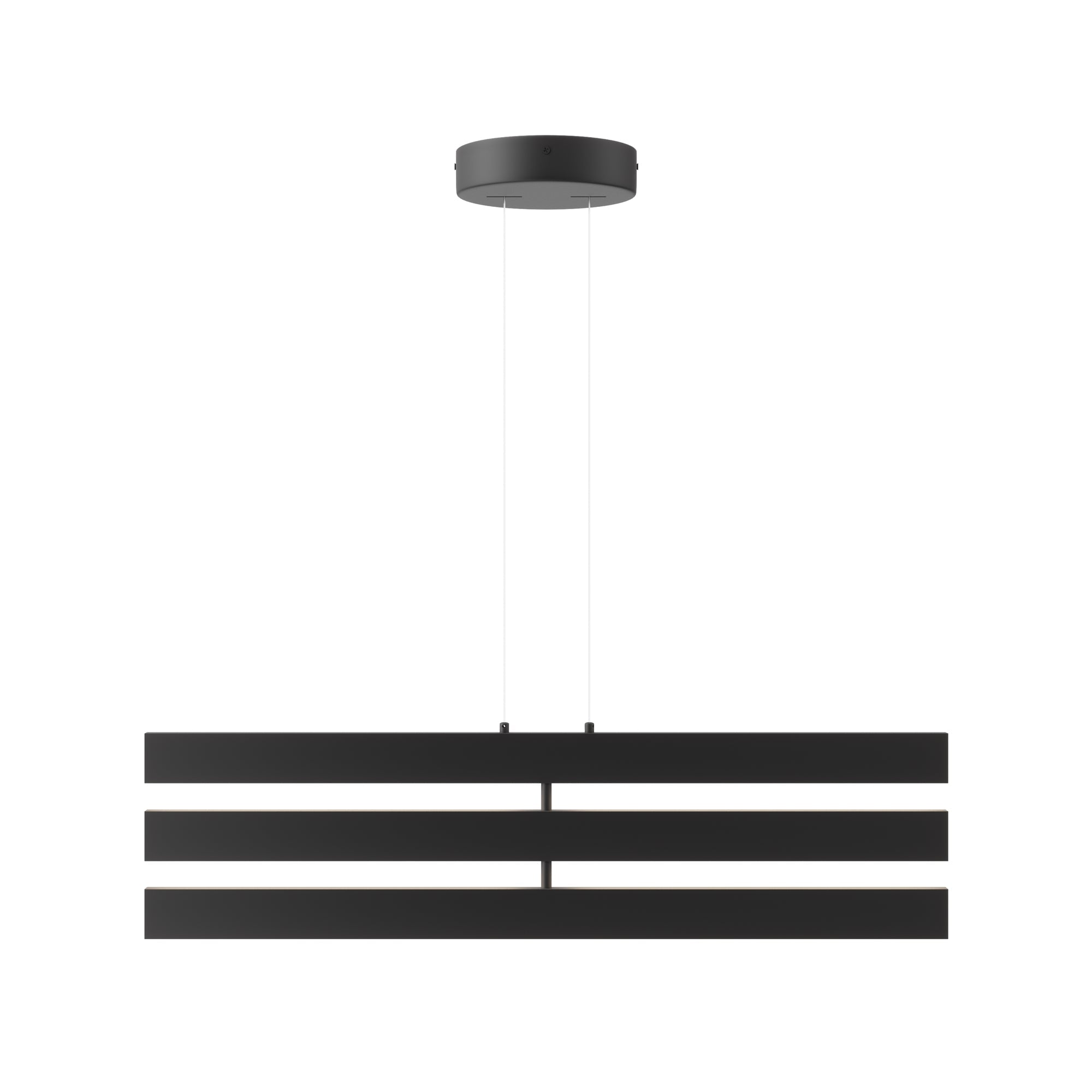Origami LED Hanging Light - Black/White Finish