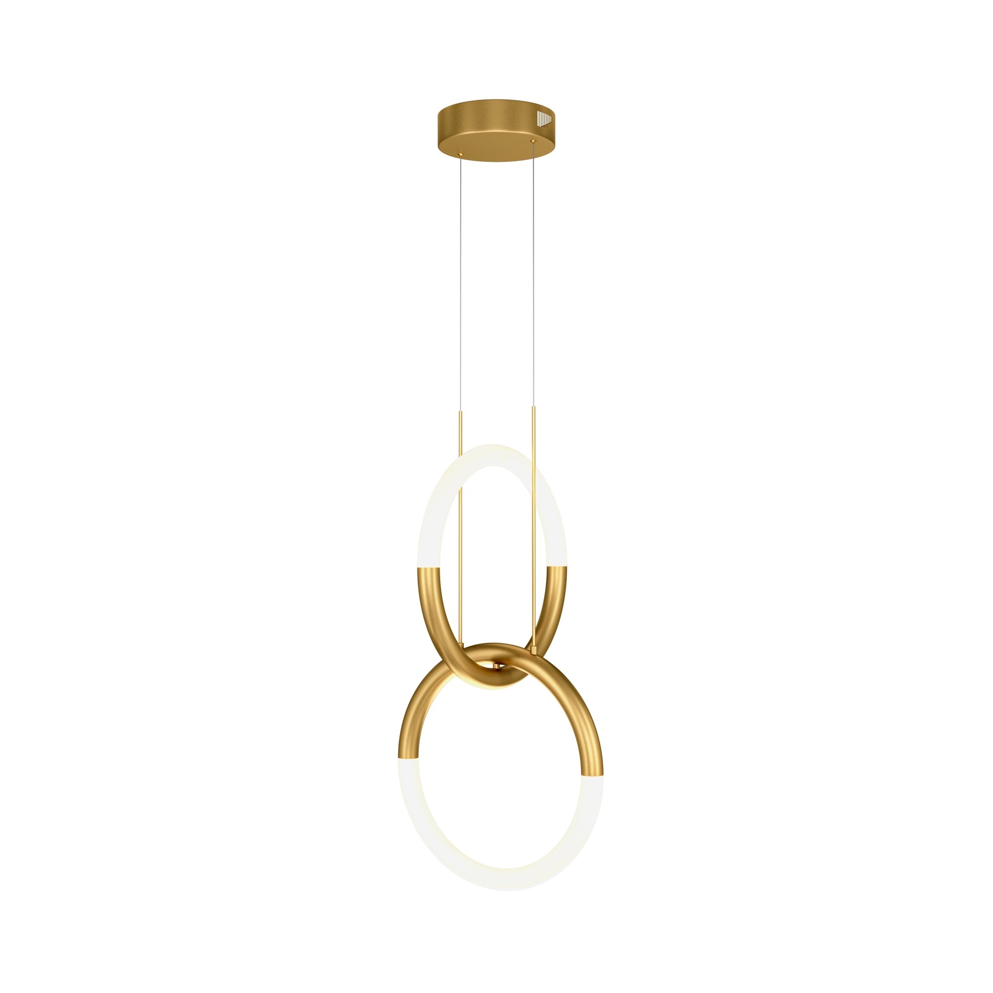 Node LED Hanging Light - Gold Finish