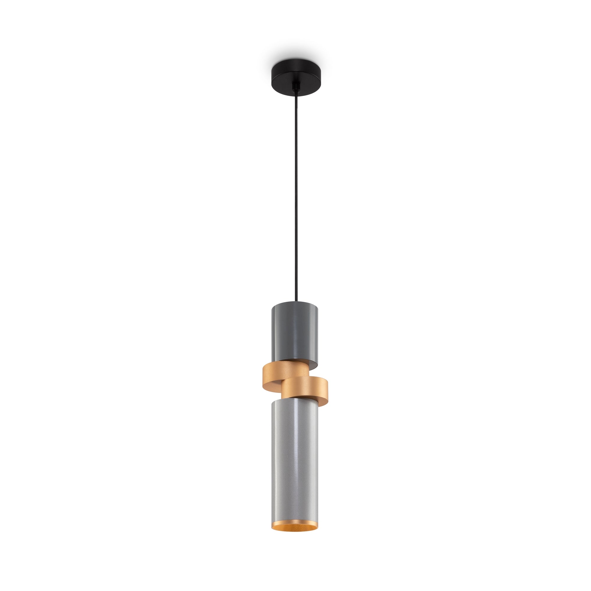 Palette Pendant Light - Grey/Gold Finish