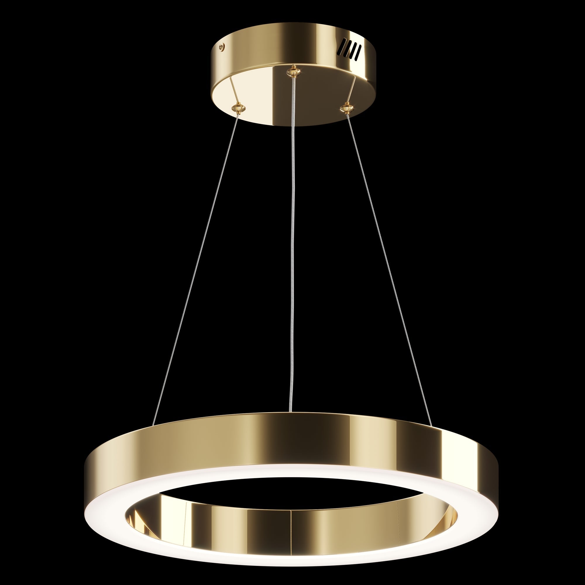 Saturno Small/Medium/Large LED Hanging Light - Brass Finish