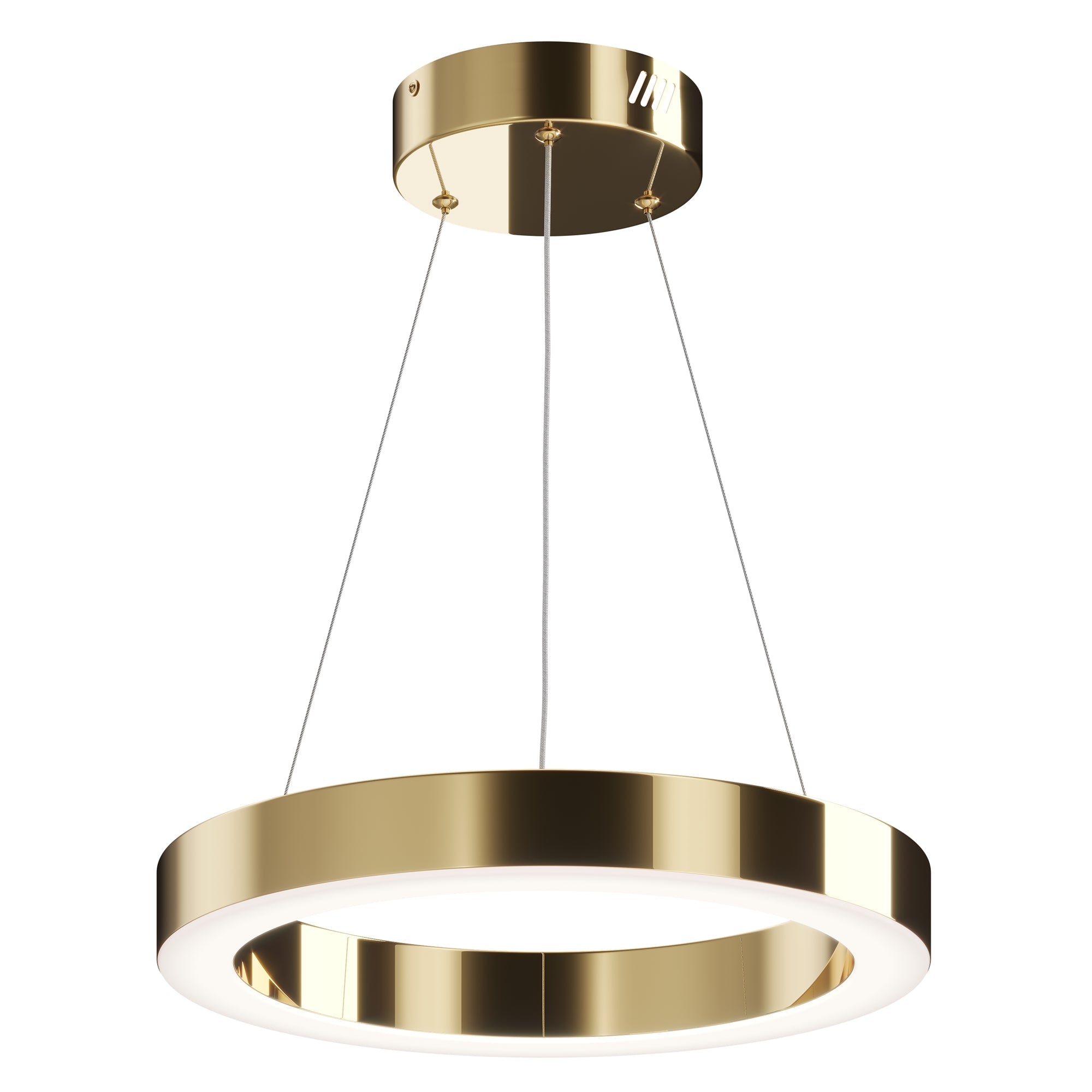 Saturno Small/Medium/Large LED Hanging Light - Brass Finish