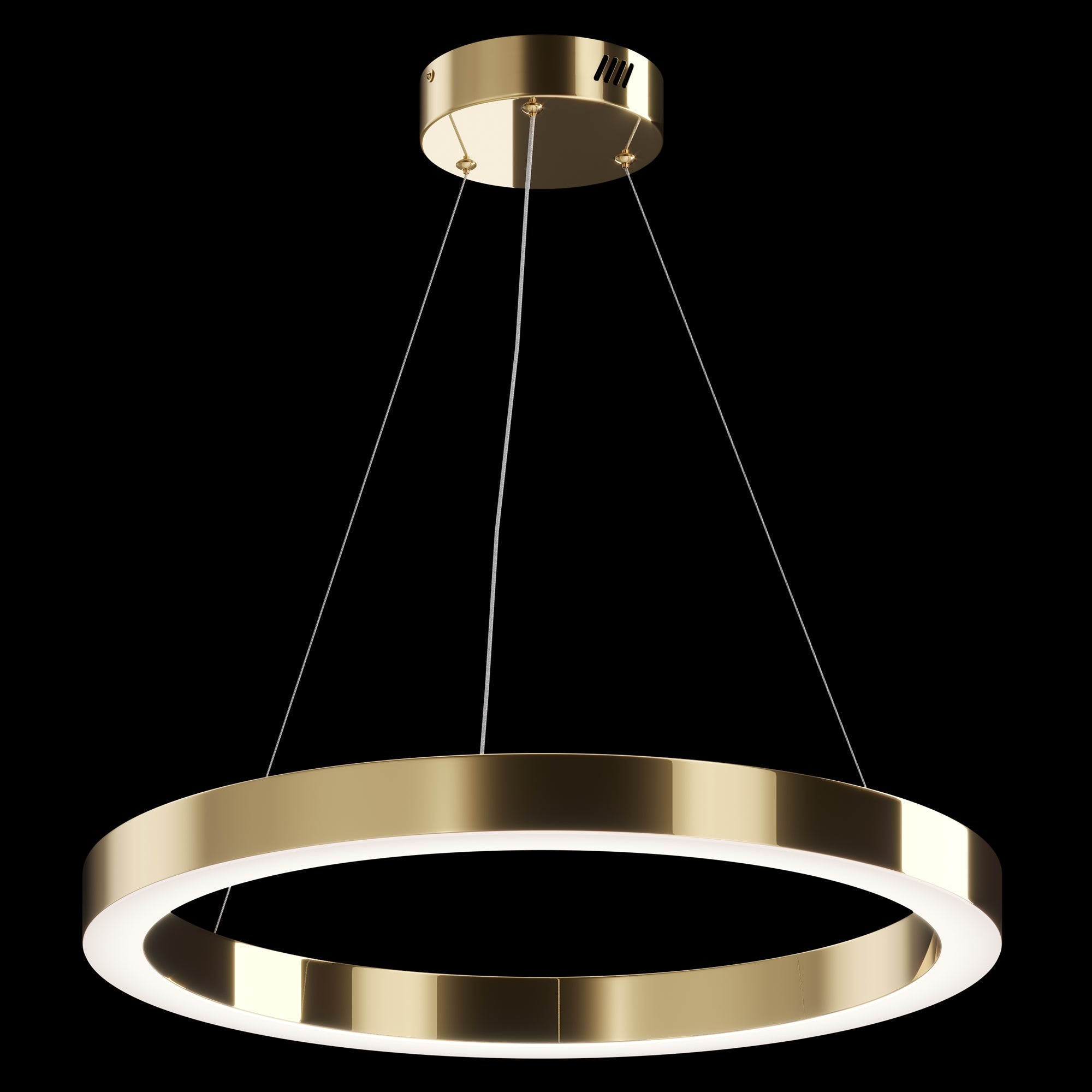 Saturno Small/Medium/Large LED Hanging Light - Brass Finish