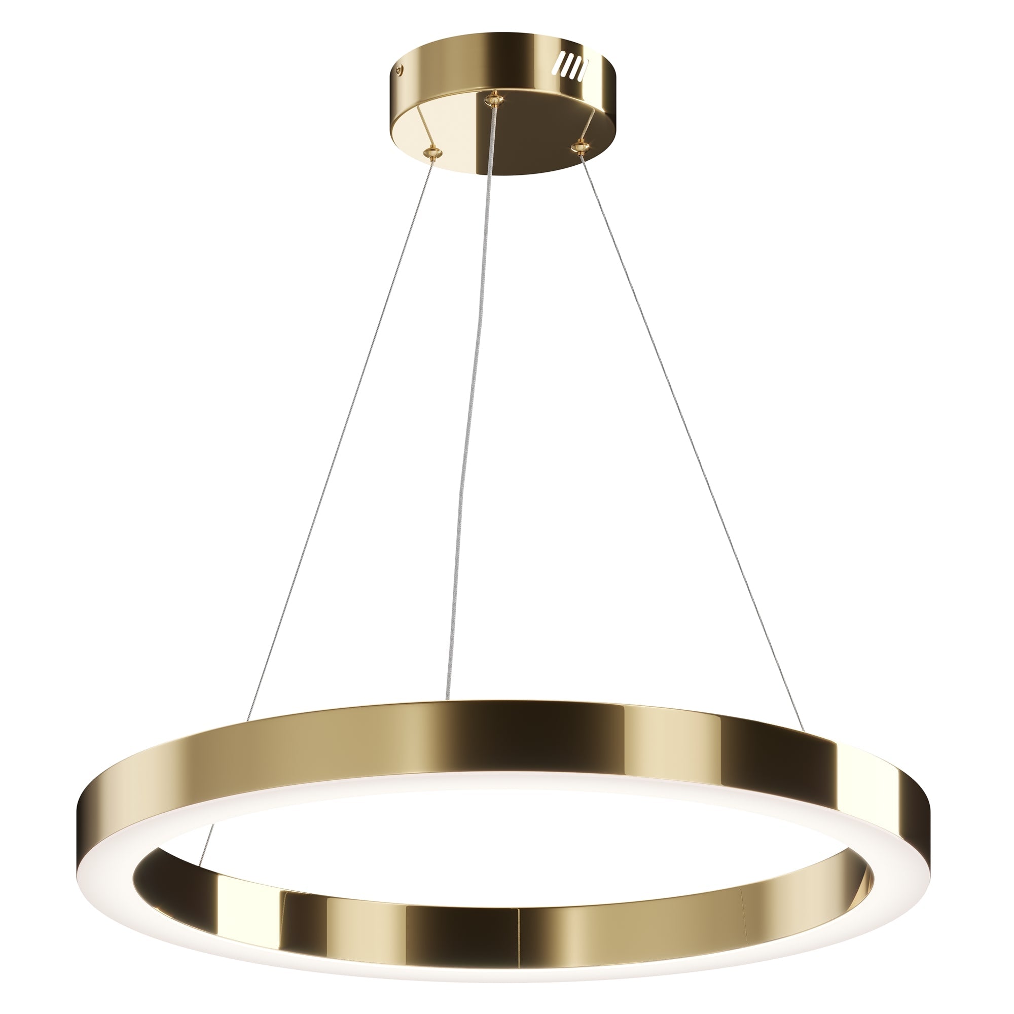 Saturno Small/Medium/Large LED Hanging Light - Brass Finish