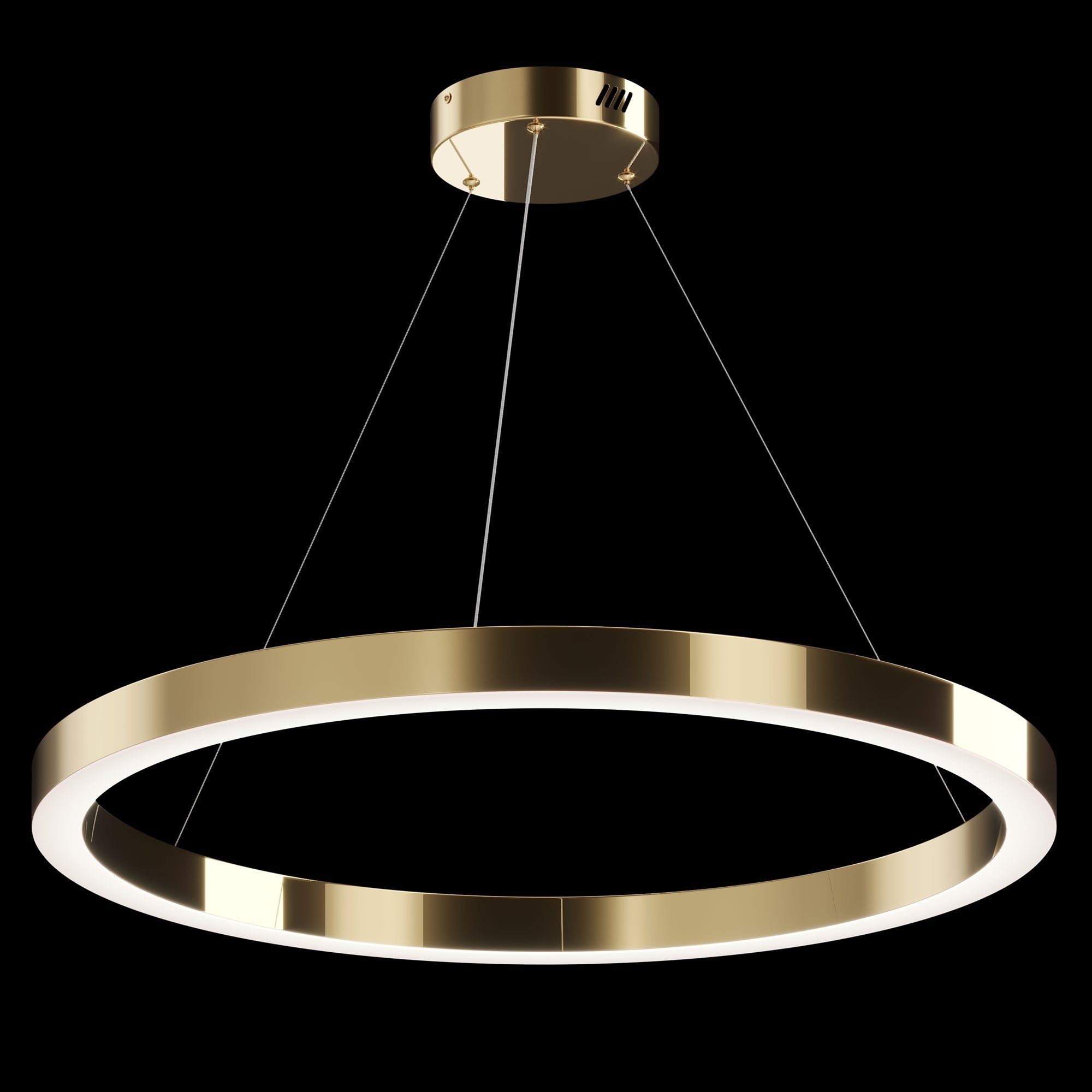 Saturno Small/Medium/Large LED Hanging Light - Brass Finish