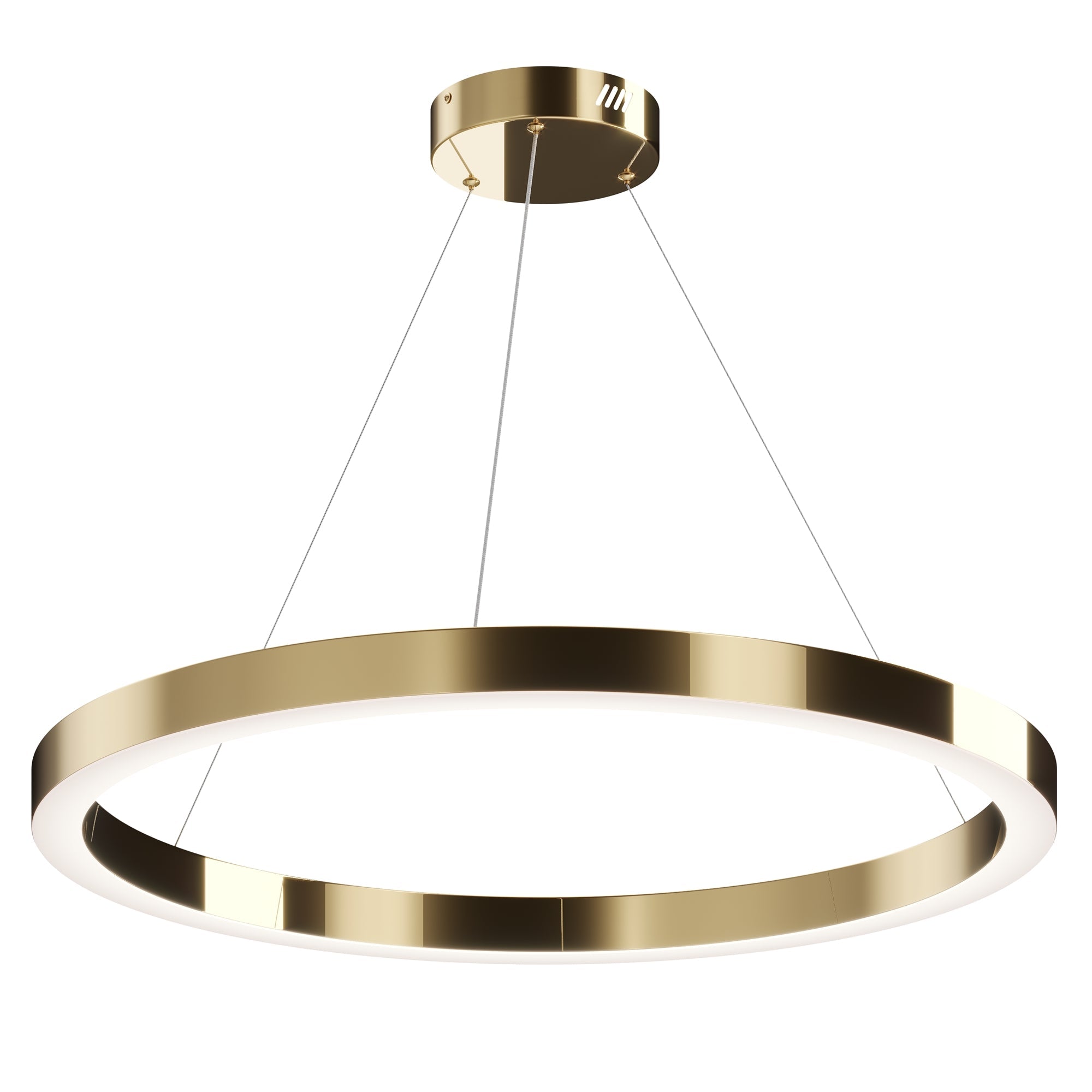 Saturno Small/Medium/Large LED Hanging Light - Brass Finish