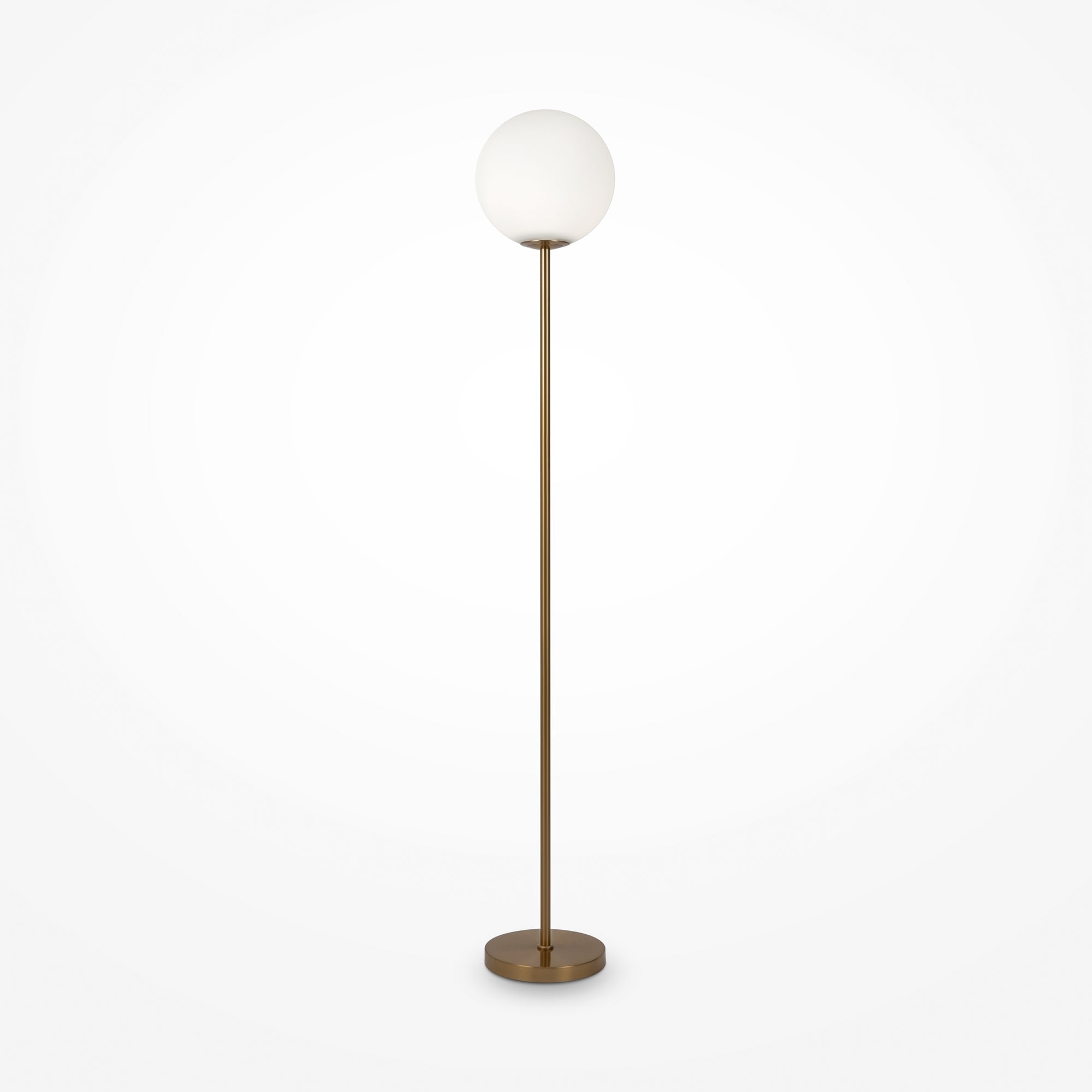 Ring Floor Lamp - Black/Brass Finish