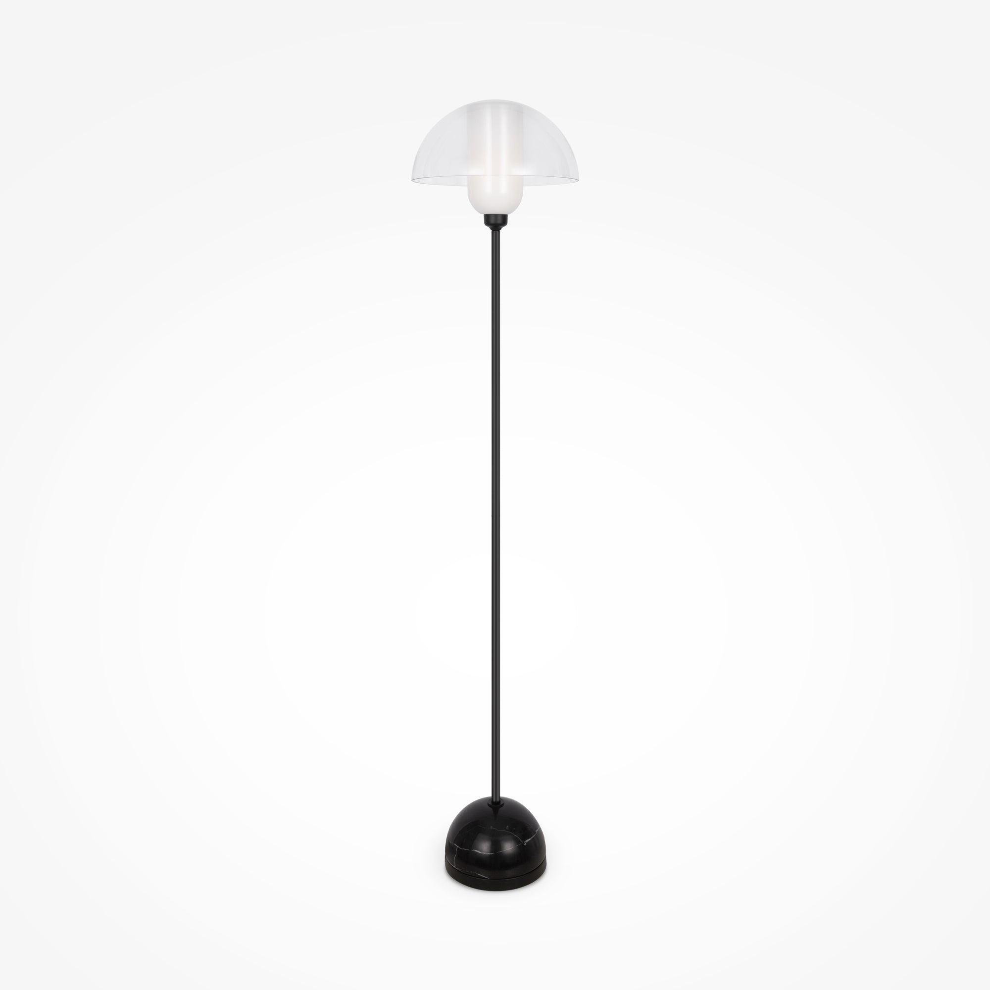 Memory Floor lamp E14 - Black & Transparent Finish
