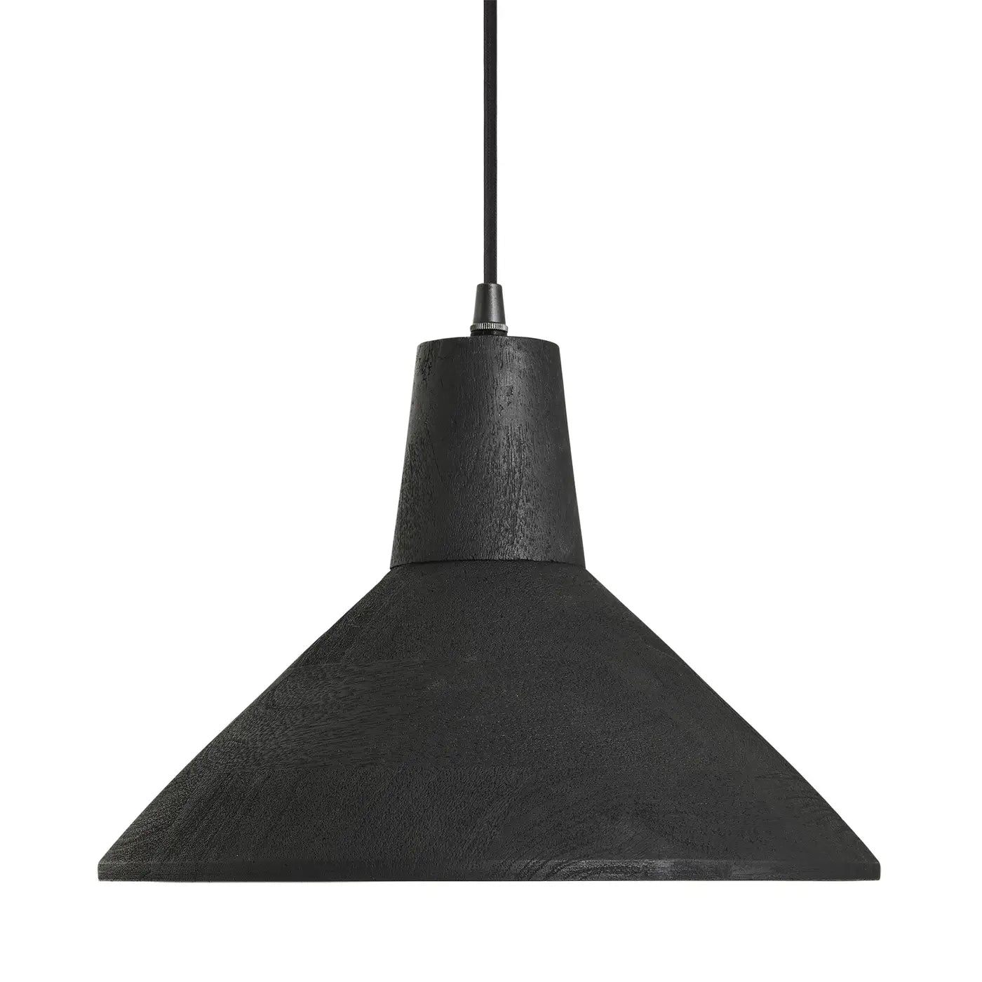 Maribo Wooden Pendant Light - Black/ Natural Finish