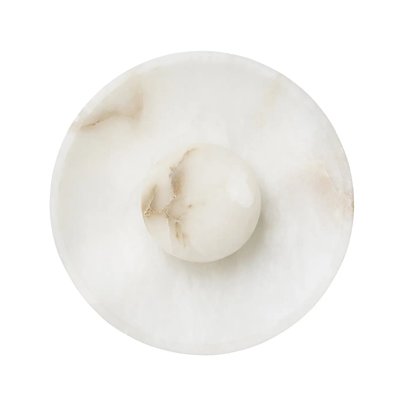 Alabaster Diffuser Wall Light - 10 inch - White