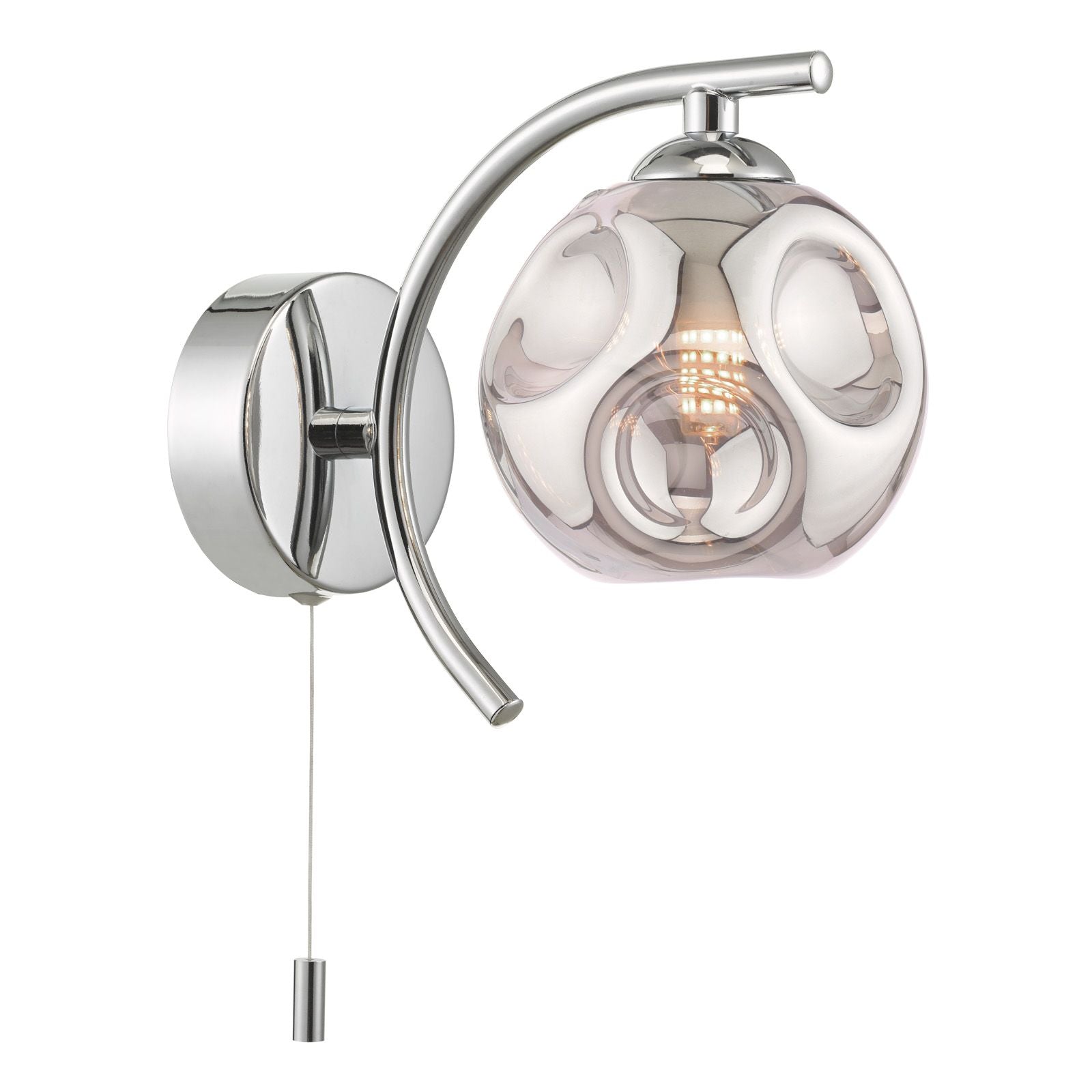 Nakita Wall Light- Antique Brass/ Polished Chrome