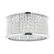 Nantes 3 Light Flush Polished Chrome