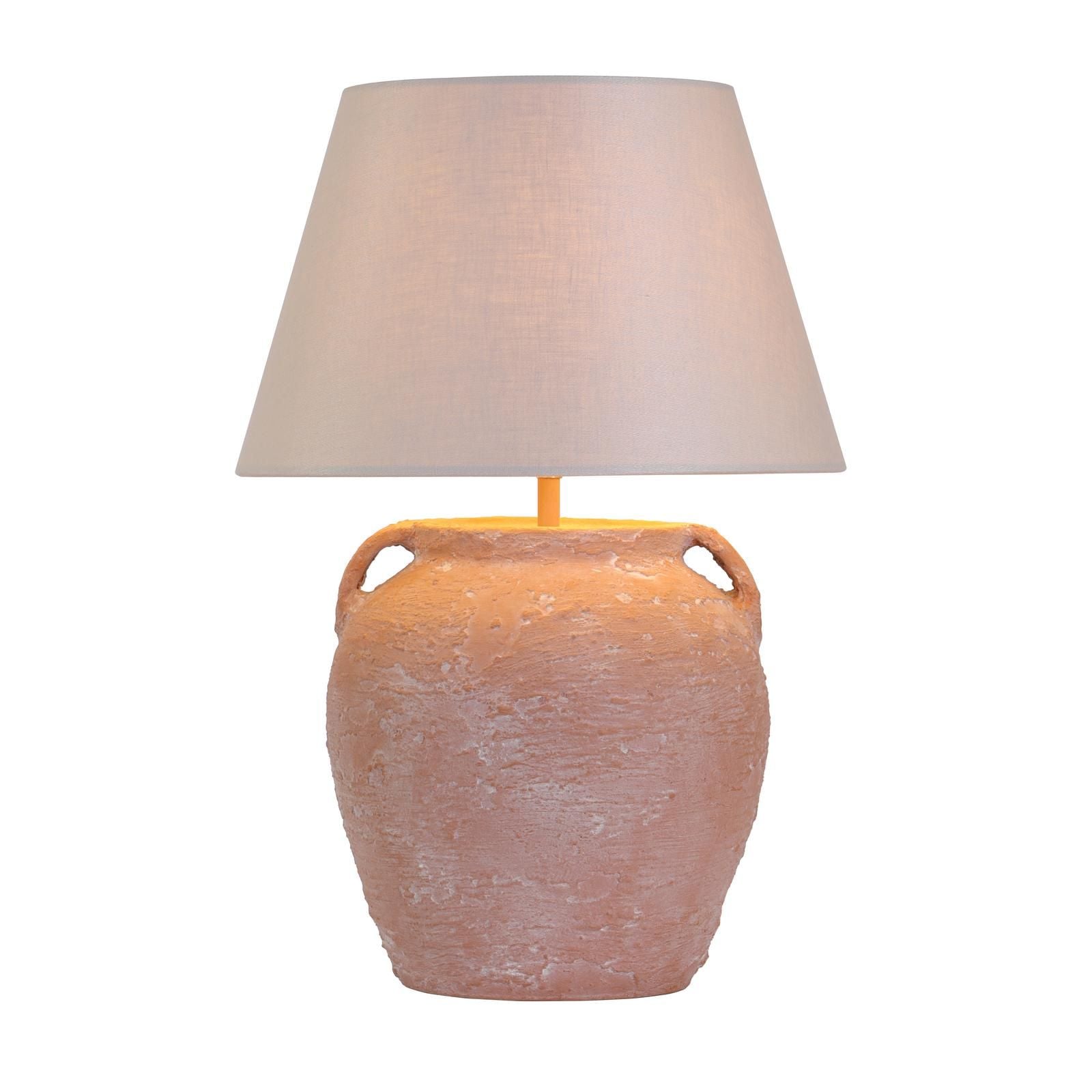 Napa Table Lamp Base Only- Cotswold Stone/ Terracotta