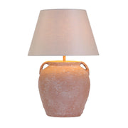 Napa Table Lamp Base Only- Cotswold Stone/ Terracotta