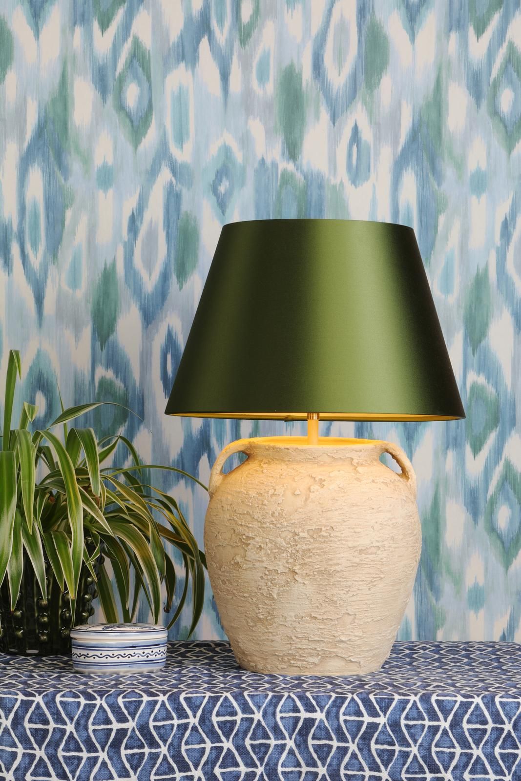 Napa Table Lamp Base Only- Cotswold Stone/ Terracotta