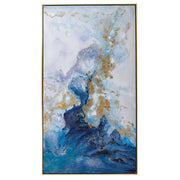 Reflectio Wall Art - Blue & Gold Finish