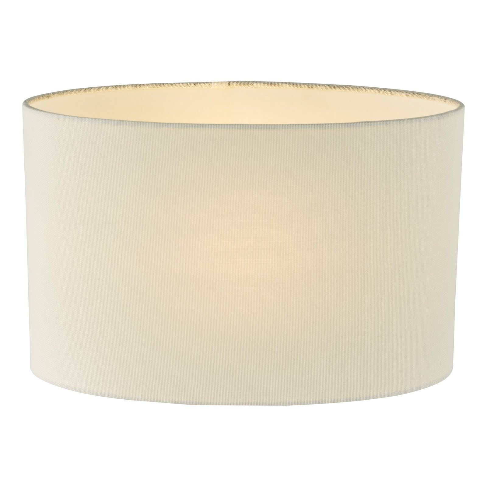 Oporto Ivory/ Black Cotton Oval Shade