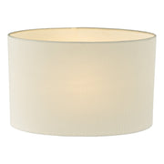 Oporto Ivory/ Black Cotton Oval Shade