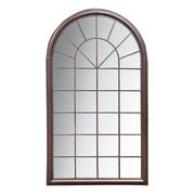 Orlanda Outdoor Mirror- White/ Brown Finishes