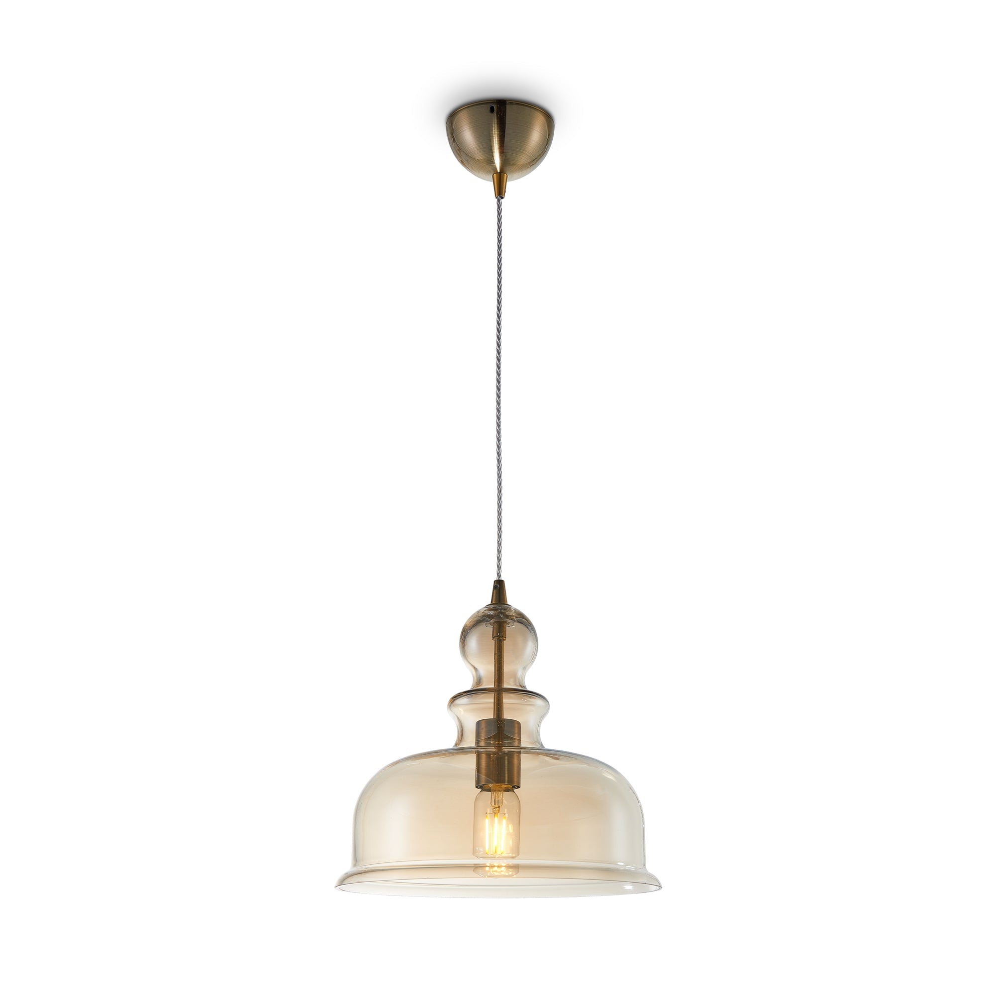 Tone Pendant Light - Bronze Finish