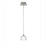 Elegance Single Pendant Light - Chrome Finish