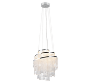 Pomp 1Lt LED Crystal Ceiling Light - Small/ Large