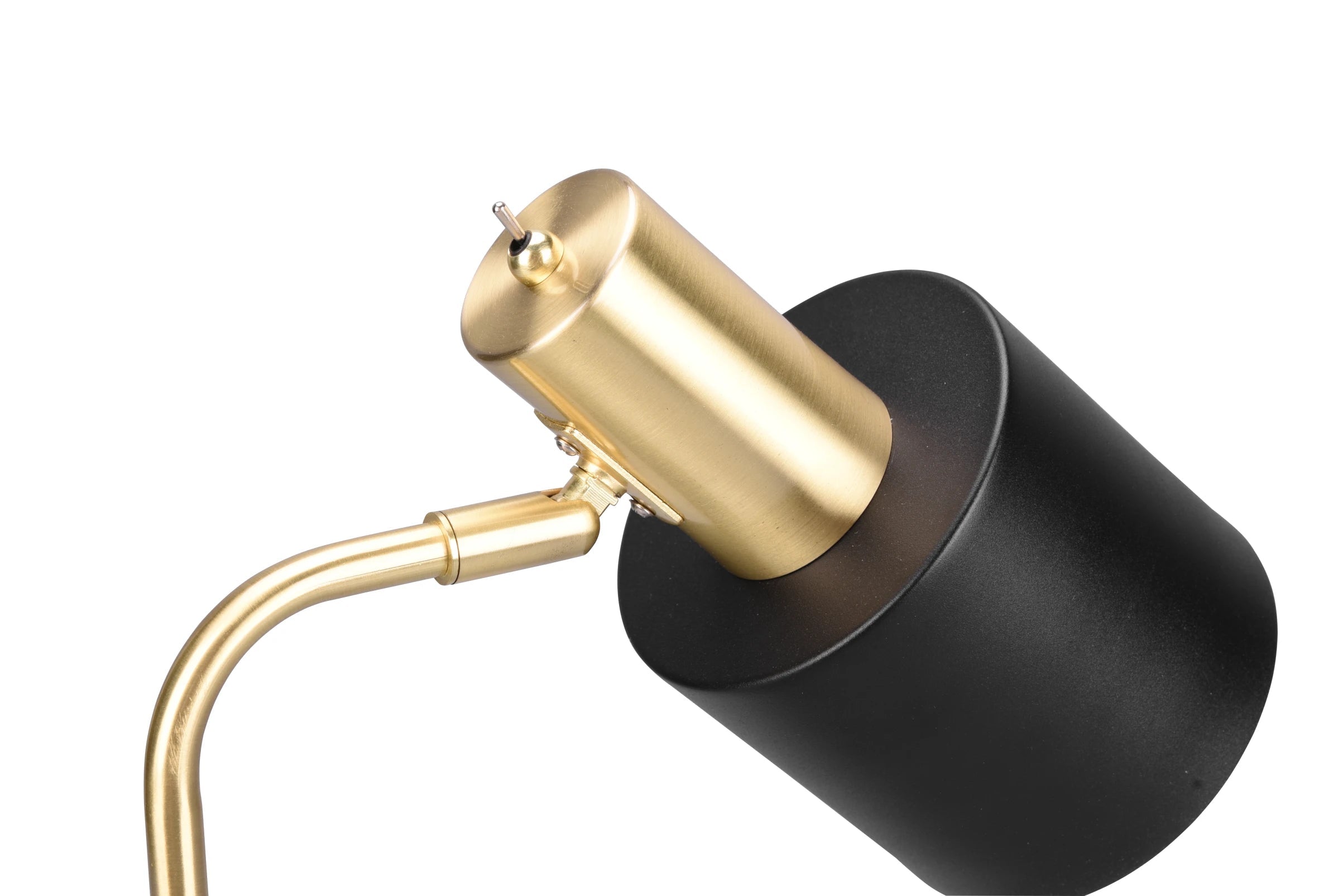Adam Task/Reading Floor Lamp- Black & Gold