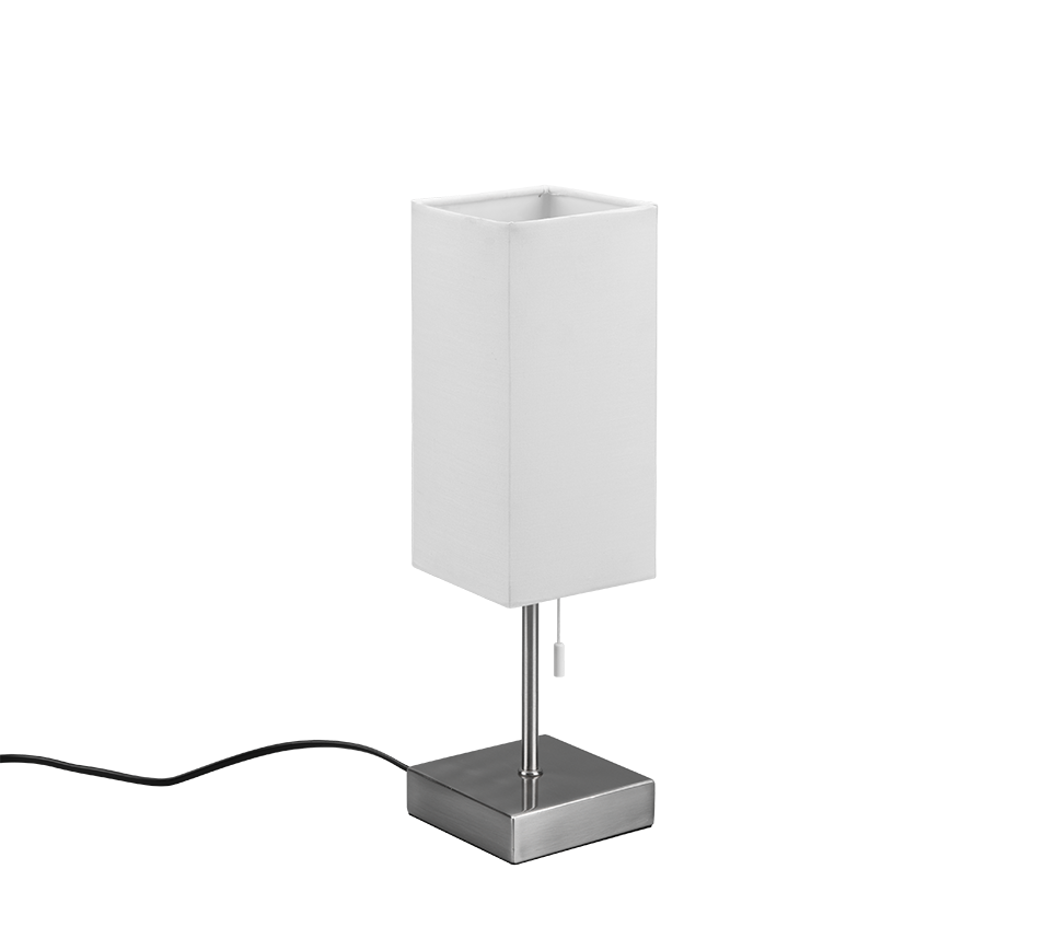 Ole Phone Charger Table Lamp - Nickel/Black