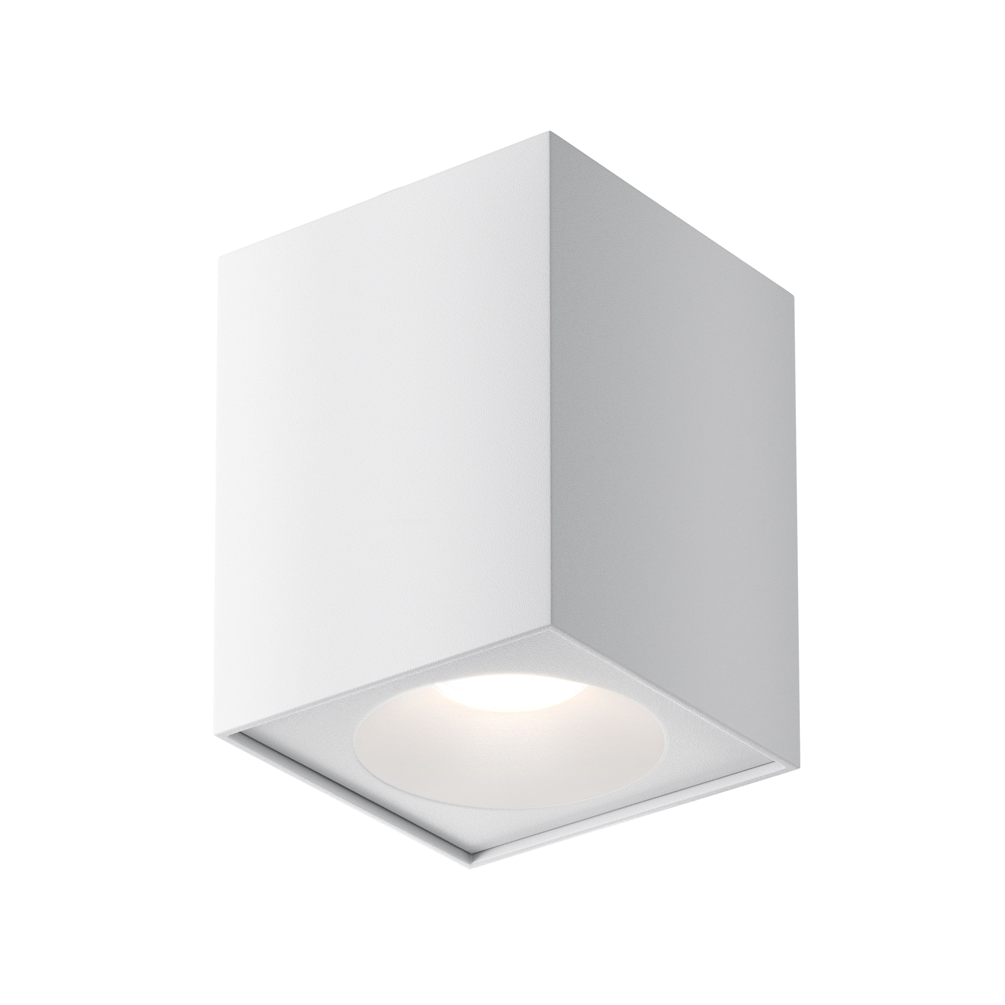 Zoom Square Flush Spotlight IP65 - Black/White