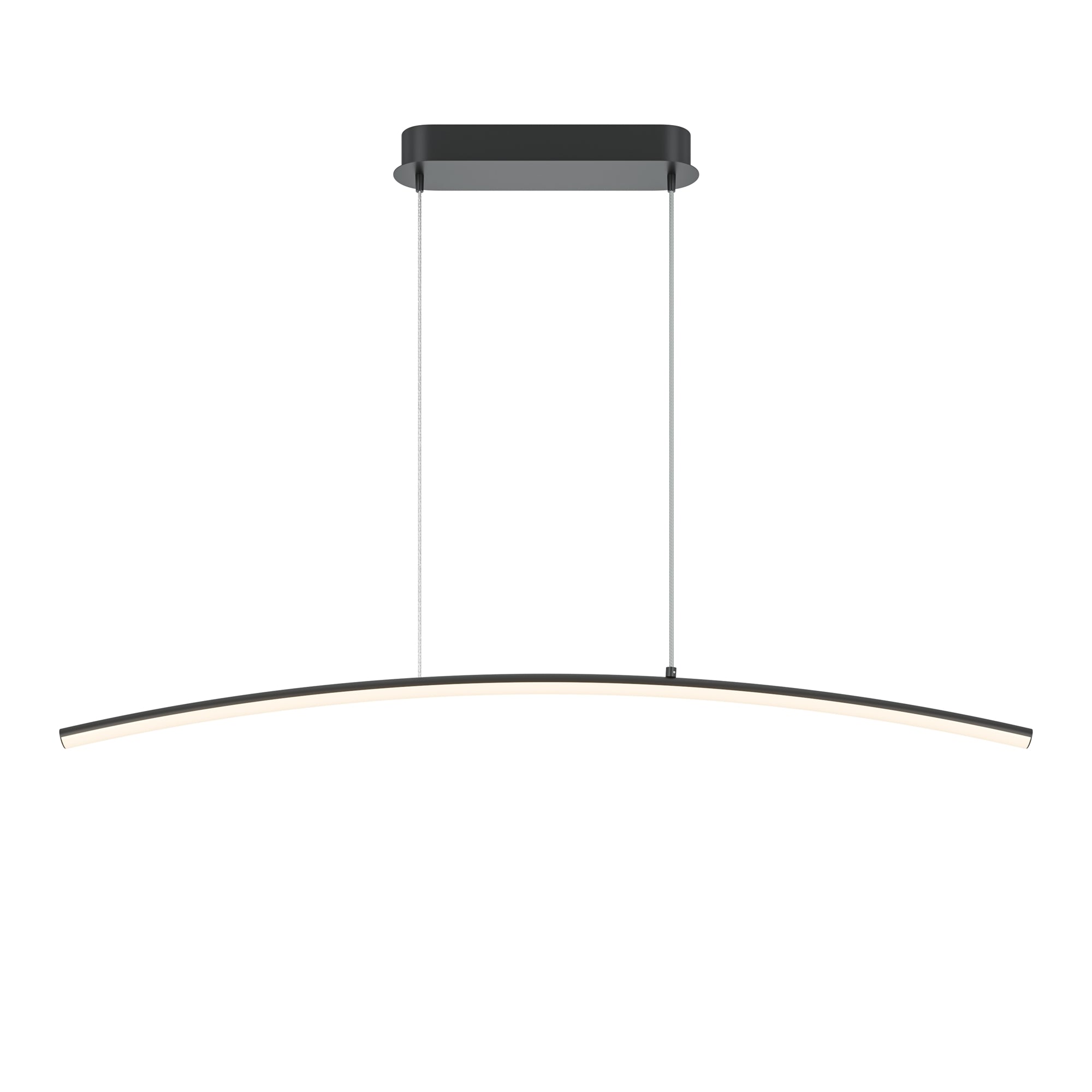 Light Reflection LED Linear Pendant - Black/Brass