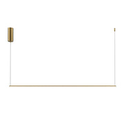 Halo LED Linear Pendant - Brass/Black