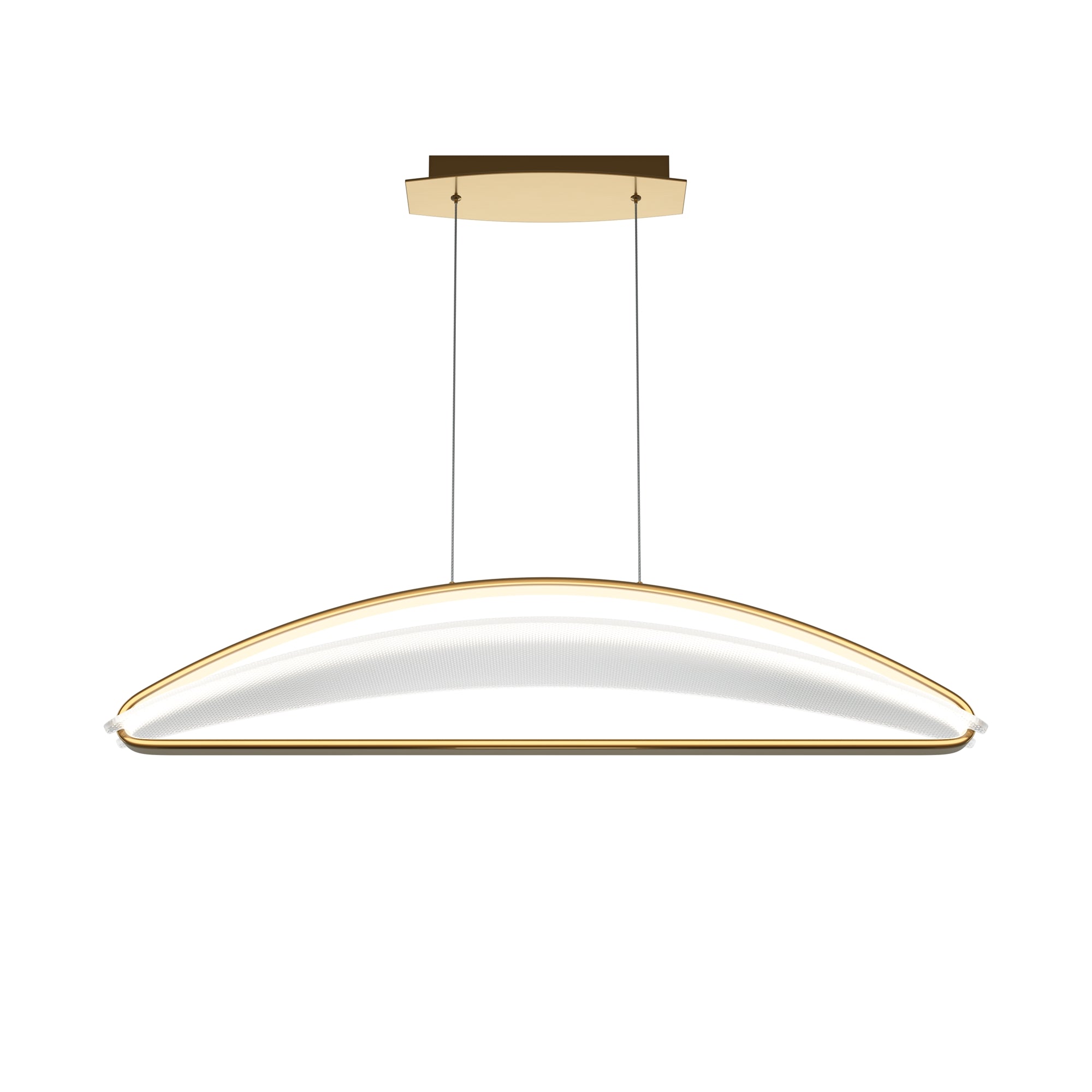 Breeze LED Linear Pendant - Brass