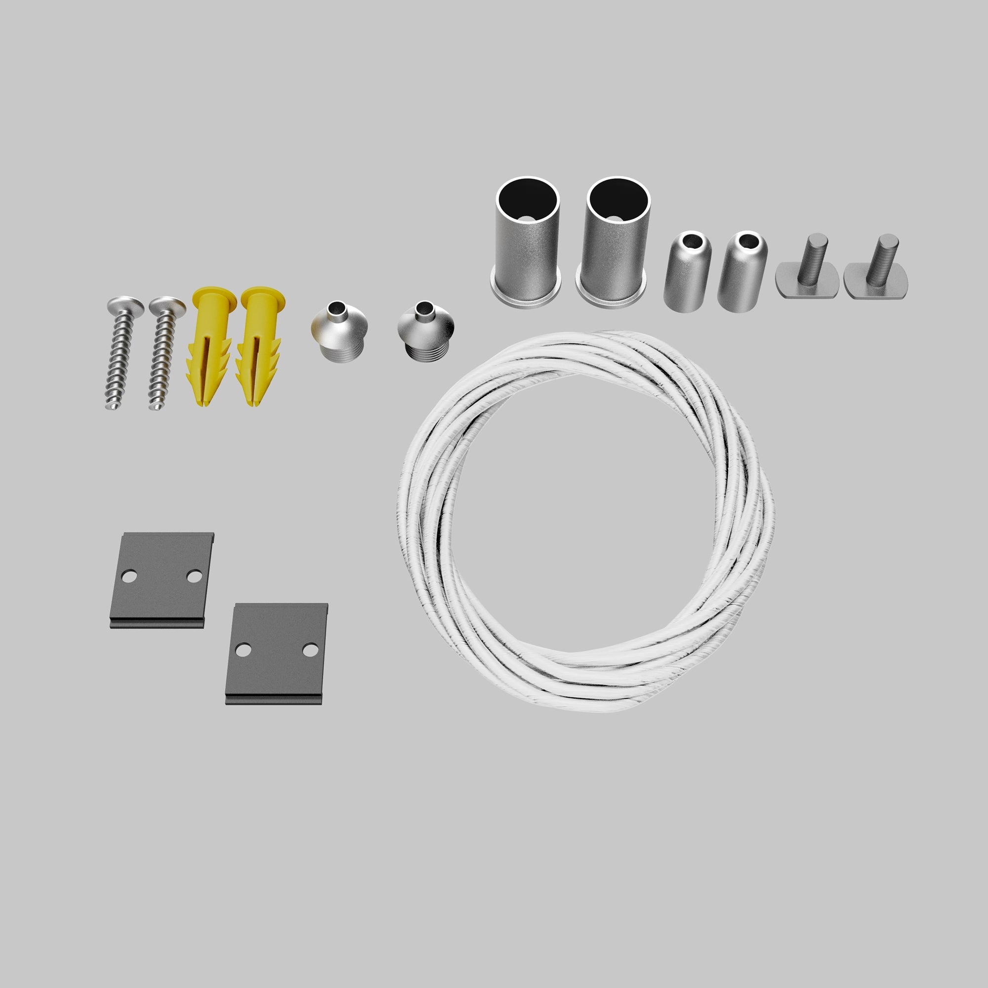 Suspension kit 2 pcs S35 silver